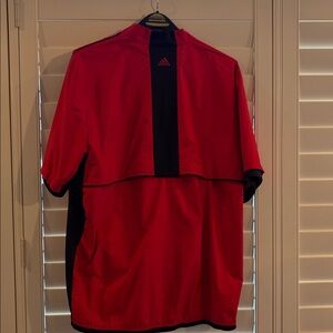 Adidas Red ClimaProof Nebraska shirt sleeve golf cover.